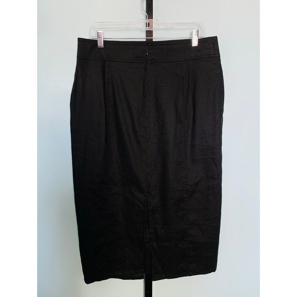 NWT J. Crew Black Midi Pencil Skirt - Picture 5 of 8